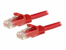 StarTech.com 1m CAT6 Ethernet Cable, 10 Gigabit Snagless RJ45 650MHz 100W PoE Patch Cord, CAT 6 10GbE UTP Network Cable w/Strain Relief, Red, Fluke Tested/Wiring is UL Certified/TIA - Category 6 - 24A