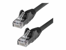 StarTech.com 50cm LSZH CAT6 Ethernet Cable, 10 Gigabit Snagless RJ45 100W PoE Network Patch Cord with Strain Relief, CAT 6 10GbE UTP, Black, Individually Tested/ETL, Low Smoke Zero Halogen - Category 