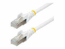StarTech.com 1.5m CAT6a Ethernet Cable - White - Low Smoke Zero Halogen (LSZH) - 10GbE 500MHz 100W PoE++ Snagless RJ-45 w/Strain Reliefs S/FTP Network Patch Cord - Patch kabel - RJ-45 (M) do RJ-45 (M)