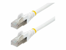 StarTech.com 1m CAT6a Ethernet Cable - White - Low Smoke Zero Halogen (LSZH) - 10GbE 500MHz 100W PoE++ Snagless RJ-45 w/Strain Reliefs S/FTP Network Patch Cord - Patch kabel - RJ-45 (M) do RJ-45 (M) -