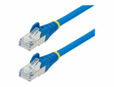 StarTech.com 50cm CAT6a Ethernet Cable - Blue - Low Smoke Zero Halogen (LSZH) - 10GbE 500MHz 100W PoE++ Snagless RJ-45 w/Strain Reliefs S/FTP Network Patch Cord - Patch kabel - RJ-45 (M) do RJ-45 (M) 