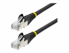 StarTech.com 7.5m CAT6a Ethernet Cable - Black - Low Smoke Zero Halogen (LSZH) - 10GbE 500MHz 100W PoE++ Snagless RJ-45 w/Strain Reliefs S/FTP Network Patch Cord - Patch kabel - RJ-45 (M) do RJ-45 (M)