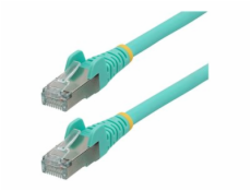 StarTech.com 3m CAT6a Ethernet Cable - Aqua - Low Smoke Zero Halogen (LSZH) - 10GbE 500MHz 100W PoE++ Snagless RJ-45 w/Strain Reliefs S/FTP Network Patch Cord - Patch kabel - RJ-45 (M) do RJ-45 (M) - 