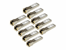 StarTech.com 10 Pack of HPE J8177C Compatible SFP Module, 1000BASE-T, SFP to RJ45 Cat6/Cat5e, 1GE Gigabit Ethernet SFP, RJ-45 (Copper) 100m, HPE 1810, 1820, 2530, Mini GBIC Transceiver - Lifetime Warr
