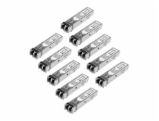 StarTech.com 10 pack HPE J4858C Compatible SFP Module, 1000BASE-SX, 1GbE Multi Mode (MMF) Fiber Optic Transceiver, 1 Gigabit Ethernet SFP, LC Connector, 550m, 850nm, DDM, HPE 1400, 1700, 1820 - Lifeti