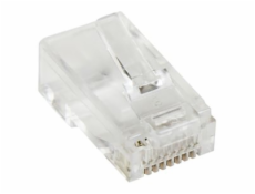 StarTech.com Cat5e RJ45 Stranded Modular Plug Connector - 50 Pkg - Bulk Cat 5e Plugs - 50x RJ45 Ends (CRJ4550PK) - Síťový konektor - RJ-45 (M) - CAT 5e (balení 50)