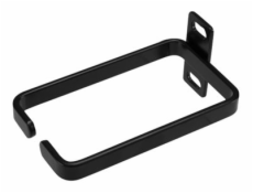 StarTech.com 1U Vertical 2.2 x 3.9in Server Rack Cable Management D-Ring Hook w/ Flexible Opening - Network Rack-Mount Cord Organizer Ring (CMHOOK1U) - Kroužek pro uspořádání kabelů - černá - 1U - pro
