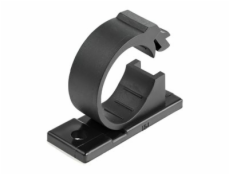 StarTech.com 100 Adhesive Cable Management Clips Black, Network/Ethernet/Office Desk/Computer Cord Organizer, Sticky Cable/Wire Holders, Nylon Self Adhesive Clamp UL/94V-2 Fire Rated - Nylon 66 Plasti