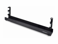 StarTech.com Under Desk Cable Management Tray, Clamp-on Installation - Zásuvka pro management kabelů - montáž pod stůl - černá - 80 cm