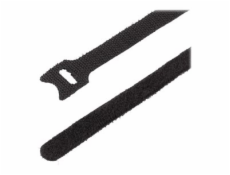 StarTech.com 6in Hook and Loop Cable Ties, 50 Pack, Black, Reusable Cable Straps, Adjustable and Flexible, Cord Organizer Tie/Wraps for Professional Cable Management - Wire Loop Ties (B506I-HOOK-LOOP-