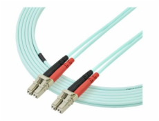 StarTech.com 3m Fiber Optic Cable - 10 Gb Aqua - Multimode Duplex 50/125 - LSZH - LC/LC - OM3 - LC to LC Fiber Patch Cable - Patch kabel - multirežim LC (M) do multirežim LC (M) - 3 m - 3 m - optické 