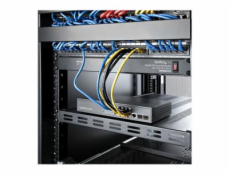 StarTech.com Server Rack Shelf - 1U - Adjustable Mount Depth - Heavy Duty - Police skříně - černá - 1U - 19  - pro P/N: RK1233BKM, RK2433BKM, RK2537BKM, RK3236BKF, RK4236BKB, RK4242BK24, RK4242BK30