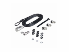 StarTech.com Laptop/Desktop & Peripheral Lock Kit, 9.8ft (3m) Cable - Sada zámků pro pracovní stanici - proti krádeži - černá a stříbrná - 3 m - kompatibilní s TAA