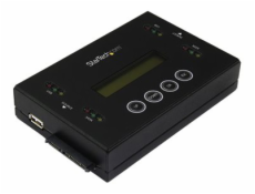 StarTech.com Drive Duplicator & Eraser for USB Flash Drives & 2.5 / 3.5  SATA SSDs/HDDs- 1:1 duplication plus cross-interface - Standalone (SU2DUPERA11) - Hard drive / USB drive duplicator - 1 zásuvky