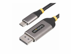 StarTech.com 10ft (3m) USB-C to DisplayPort Adapter Cable, 8K 60Hz - Kabel adaptéru - 24 pin USB-C (M) do DisplayPort (M) s jazýčkem - USB4 / Thunderbolt 3 / Thunderbolt 4 / DisplayPort 1.4 - 3 m - po