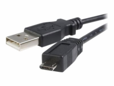 StarTech.com 1m Micro USB Cable A to Micro B - Kabel USB - USB (M) do Micro USB typ B (M) - USB 2.0 - 1 m - černá