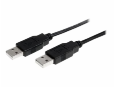 StarTech.com 1m USB 2.0 A to A Cable - M/M - 1m USB 2.0 aa Cable - USB a male to a male Cable (USB2AA1M) - Kabel USB - USB (M) do USB (M) - USB 2.0 - 1 m - černá - pro P/N: ST4200MINI2, SV231HDMIUA