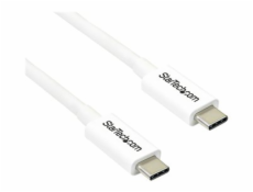 StarTech.com 6.6ft (2m) Thunderbolt 3 Cable, 20Gbps, 100W PD, 4K Video, Thunderbolt-Certified, Compatible w/ TB4/USB 3.2/DisplayPort - Kabel Thunderbolt - 24 pin USB-C (M) do 24 pin USB-C (M) - USB 3.