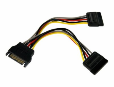 StarTech.com 6in SATA Power Y Splitter Cable Adapter - M/F - Power splitter - SATA power (M) to SATA power (F) - 6 in - PYO2SATA - Separátor k napájení - SATA napájení (M) do SATA napájení (F) - 15.2 
