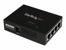 StarTech.com 4 Port Gigabit Midspan - PoE+ Injector - 802.3at and 802.3af - Wall-mountable Power over Ethernet Midspan (POEINJ4G) - Dávkovač energie - AC 100-240 V - 120 Watt - výstupní konektory: 4 -