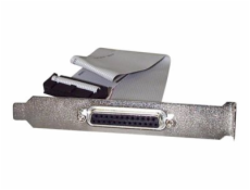 StarTech.com 16in DB25 Parallel Female to IDC 25 Pin Header Slot Plate (PLATE25F16) - Paralelní panel - DB-25 (F) do 26 pinová IDC (F) - 40.64 cm - šedá