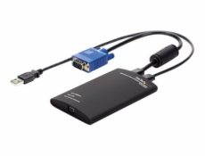 StarTech.com Crash Cart Adapter - 1920 x 1200 - Portable Laptop USB 2.0 to KVM Console (NOTECONS01) - Přepínač KVM - 1 x KVM port(s) - 1 místní uživatel - desktop