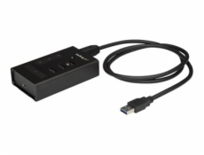 StarTech.com 4 Port USB 3.0 Hub, USB Type-A to 1x USB-C & 3x USB-A, Commercial Metal USB Hub, SuperSpeed 5Gbps USB 3.1/3.2 Gen 1, Self Powered, BC 1.2 Fast Charge/Sync, Mountable/Rugged - Windows/macO