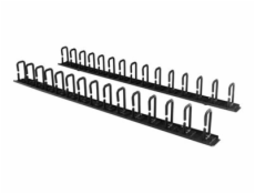 StarTech.com Vertical 0U Server Rack Cable Management w/ D-Ring Hooks - 40U Network Rack Cord Manager Panels - 2x 3ft Wire Organizers (CMVER40UD) - Sada pro správu kabelů D-ring - 1.83 m - černá - 40U