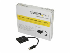 StarTech.com USB C to DisplayPort Adapter with Power Delivery, 4K 60Hz HBR2, USB Type-C to DP 1.2 Monitor/Display Video Converter w/ 60W PD Pass-Through Charging, Thunderbolt 3 Compatible - USB-C Male