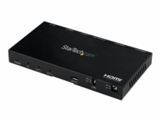 StarTech.com 2-Port HDMI Splitter (1x2), 4K 60Hz UHD HDMI 2.0 Audio Video Splitter w/ Scaler & Audio Extractor (3.5mm/SPDIF), Dual HDMI Splitter (1-In 2-Out), EDID Copy, TV/Projector - Supports HDCP 2