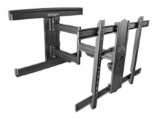 StarTech.com TV Wall Mount for up to 80 inch (110lb) VESA Mount Displays, Low Profile Full Motion Universal TV Wall Mount Bracket, Heavy Duty Adjustable Tilt/Swivel Articulating Arm - Cable Management