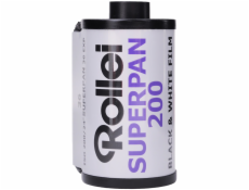 Rollei kinofilm Superpan 200/ 35mm/ 36 snímků/ černobílý