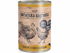 WIEJSKA ZAGRODA Kittens Králík s kuřecím masem - Mokré krmivo pro koťata - 400g