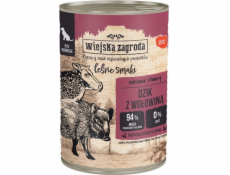 WIEJSKA ZAGRODA Forest Flavors Divoké prase s hovězím - vlhké krmivo pro psy - 400g WIEJSKA ZAGRODA Forest Flavors Divoké prase s hovězím - vlhké krmivo pro psy - 400g