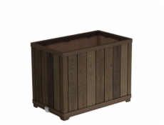 Květináč Keter Deco Rectangle Tall walnut