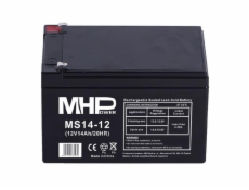 Baterie MHPower MS14-12 VRLA AGM 12V/14Ah, Faston F2