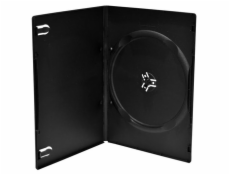 Obal na 1 DVD 7mm slim černý - karton 100 ks
