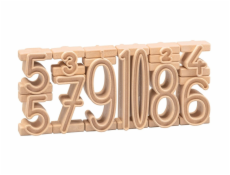 Wissner Dřevěná sada stohovacích čísel 11 ks