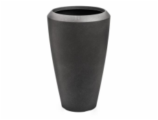 Květináč G21 Coal Oval 44,3 x 44,3 x 69,8
