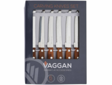 Nůž steakový sada 6 ks VAGGAN BBQ KO-404003140