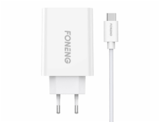 Rychlonabíječka Foneng 1x kabel USB EU43 10.5W+ USB typu C