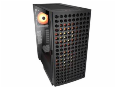 COUGAR PC skříň AIRFACE ECO RGB Black Mid Tower Airflow 2 x 180mm ARGB PWM Fans 1x 120mm ARGB Fan 