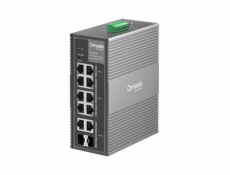 Switch TP-Link IES210GPP průmyslový, 2x SFP combo, 8x GLan s Poe+, 240W, DIN, Omáda SDN