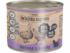 Wiejska Zagroda kuře s kachnou Mokré krmivo pro kočky 200g Wiejska Zagroda kuře s kachnou Mokré krmivo pro kočky 200g