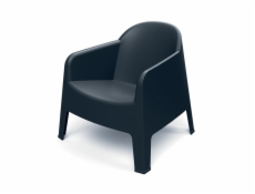 Křeslo zahradní MILANE 745x730x735mm - uhelná