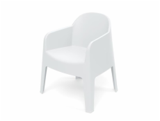 Židle zahradní MILANE 680x600x805mm - bílá