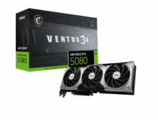 MSI GeForce RTX 5080 VENTUS 3X/16GB/GDDR7