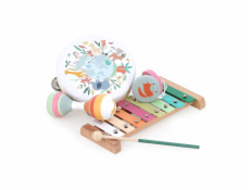 Vilac Dřevěná hudební sada Zvířata světa Sarah Betz