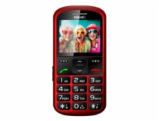 EVOLVEO EasyPhone XS, mobilní telefon pro seniory, červená
