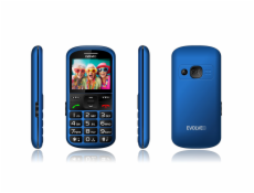 EVOLVEO EasyPhone XS, mobilní telefon pro seniory, modrá